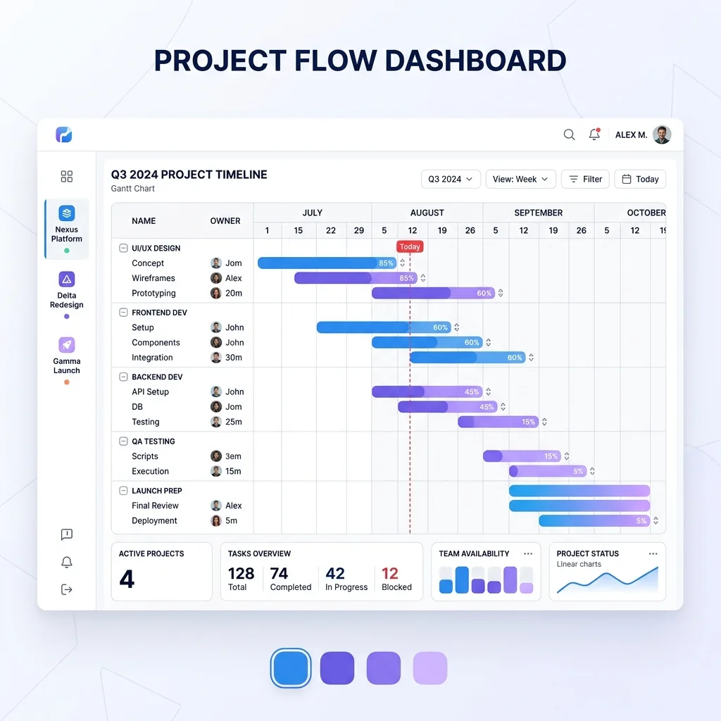 Timeline & Gantt Screenshot
